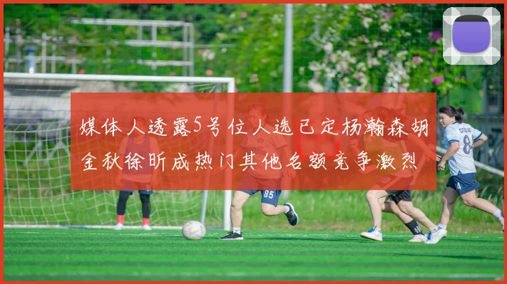 媒体人透露5号位人选已定杨瀚森胡金秋徐昕成热门其他名额竞争激烈